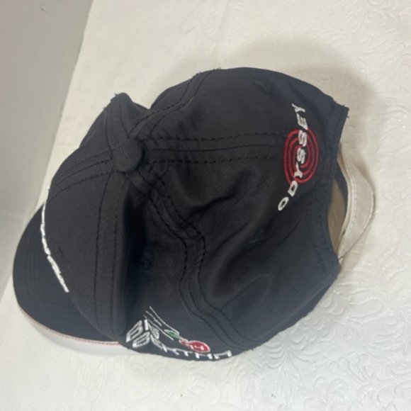 Callaway Golf Hat Big Bertha Odyssey Cap Strap Back Adjustable Black - Picture 9 of 12